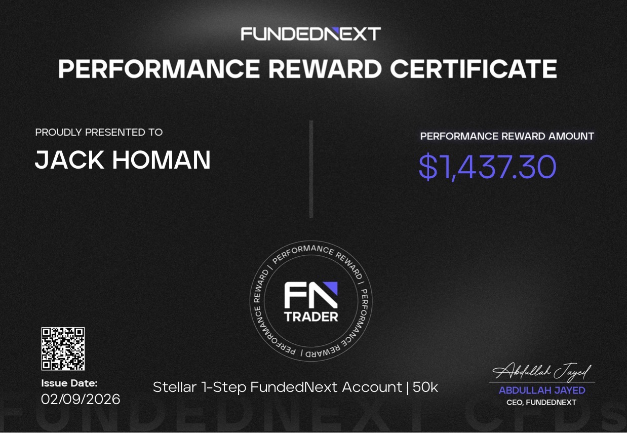 Jack Homan trading credential