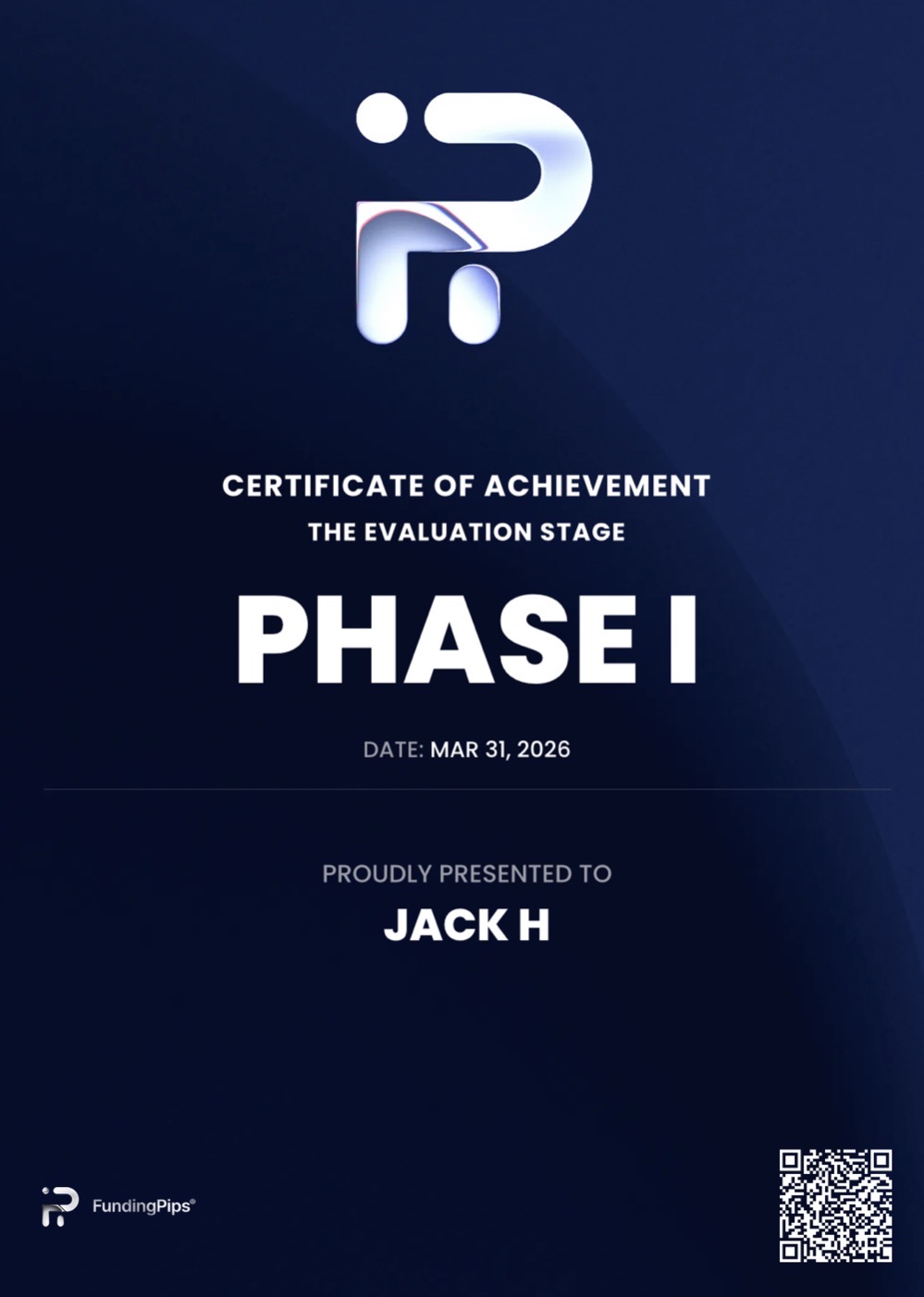 Jack Homan trading credential